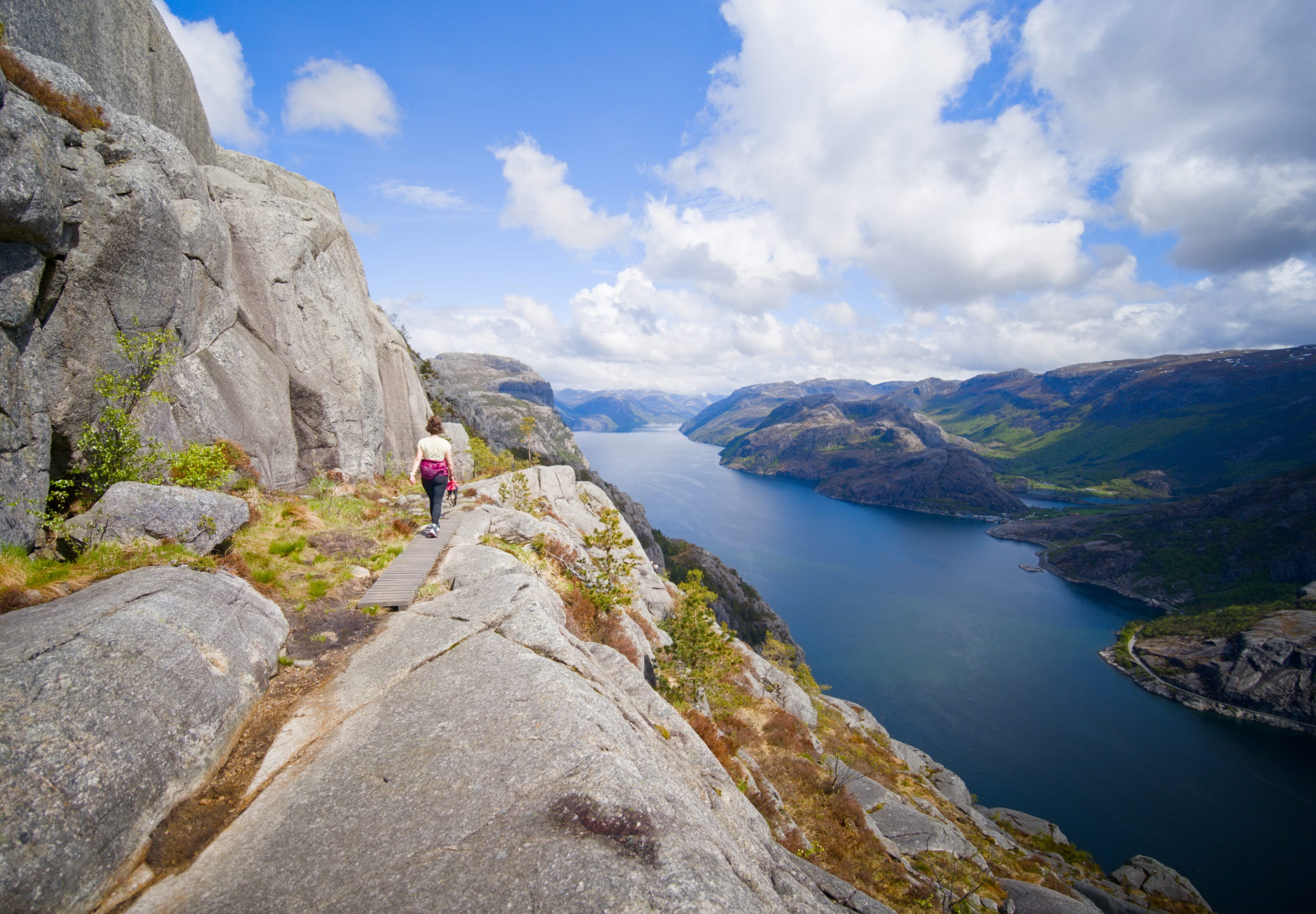 Fjord Cliffs at Noon
