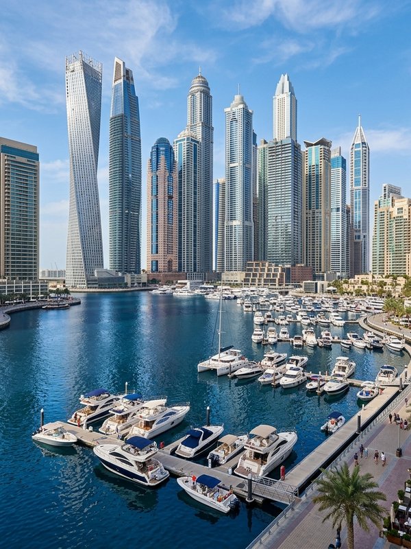 Dubai Marina Skyline